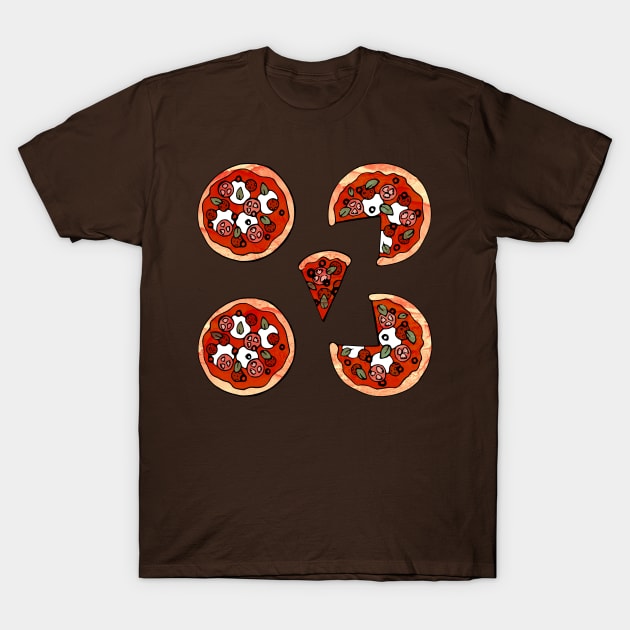 Pizza T-Shirt by Olooriel